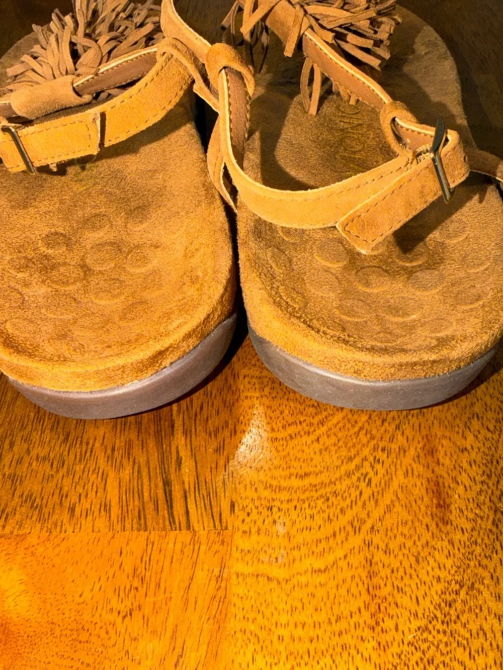 Vionic suede strap